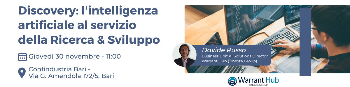 https://www.warranthub.it/eventi/discovery-lintelligenza-artificiale-al-servizio-della-ricerca-sviluppo-1/