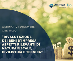 Rivalutazione dei beni d’impresa: aspetti rilevanti di natura fiscale, civilistica e tecnica - Warrant Rivalutazione dei beni d’impresa: aspetti rilevanti di natura fiscale, civilistica e tecnica - Warrant
