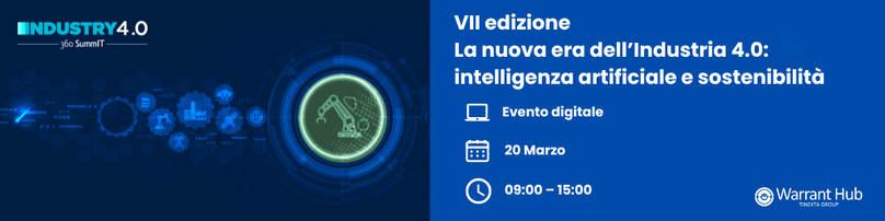 La nuova era dell'Industria 4.0: intelligenza artificiale e sostenibilità - Warrant