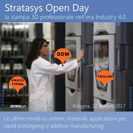 Stratasys Open Day - La stampa 3D professionale nell'era Industry 4.0 - Warrant Stratasys Open Day - La stampa 3D professionale nell'era Industry 4.0 - Warrant