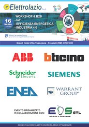 Workshop e incontri B2B: "IoT, EFFICIENZA ENERGETICA e INDUSTRIA 4.0 - Soluzioni, Best Practice ed Incentivi per aumentare la competitività della tua impresa" - Warrant