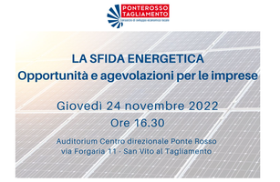 LA SFIDA ENERGETICA - OPPORTUNITA' E AGEVOLAZIONI PER LE IMPRESE - Warrant LA SFIDA ENERGETICA - OPPORTUNITA' E AGEVOLAZIONI PER LE IMPRESE - Warrant