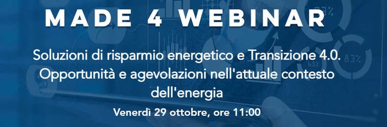 Soluzioni di risparmio energetico e Transizione 4.0. - Warrant