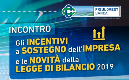 Gli incentivi a sostegno dell'impresa e le novità della Legge di Bilancio 2019 - Warrant Gli incentivi a sostegno dell'impresa e le novità della Legge di Bilancio 2019 - Warrant