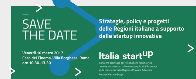 Strategie, policy e progetti delle Regioni italiane a supporto delle startup innovative - Warrant