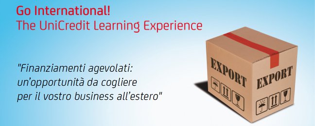 GO INTERNATIONAL DAY - Finanziamenti agevolati: un'opportunità da cogliere per il vostro business all'estero - Warrant