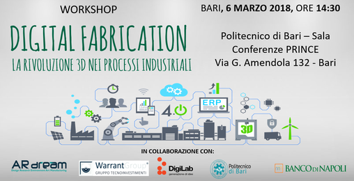 DIGITAL FABRICATION - LA RIVOLUZIONE 3D NEI PROCESSI INDUSTRIALI - Warrant