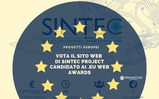 Progetto SINTEC candidato ai .eu Web Awards 2020: vota subito! - Warrant