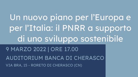 Il PNRR: un’opportunità per il territorio - Warrant